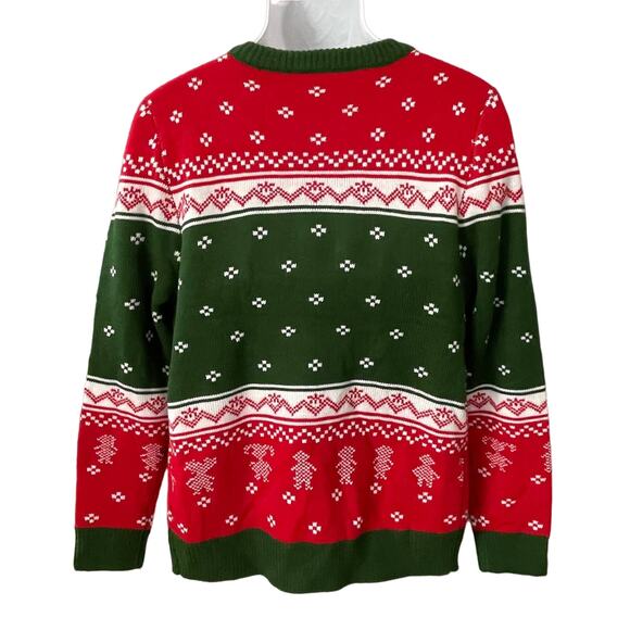 Nickelodeon RUGRATS Chuckie Finster Ugly Christmas Sweater Size Large - Picture 3 of 5